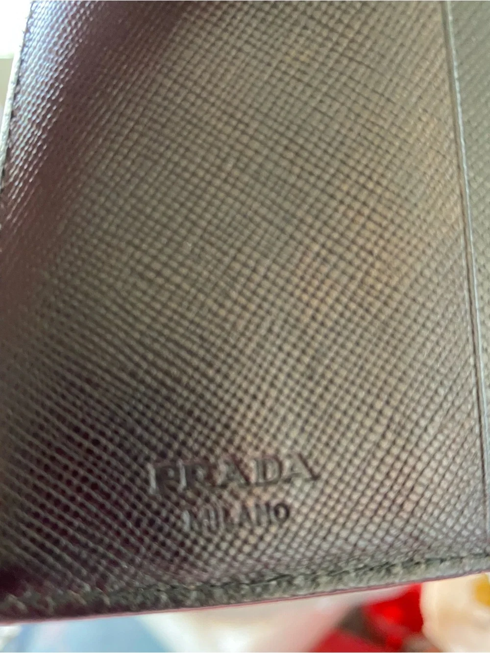 Prada Black Nylon Wallet with Gold Triangle Logo - Picture 8 of 9